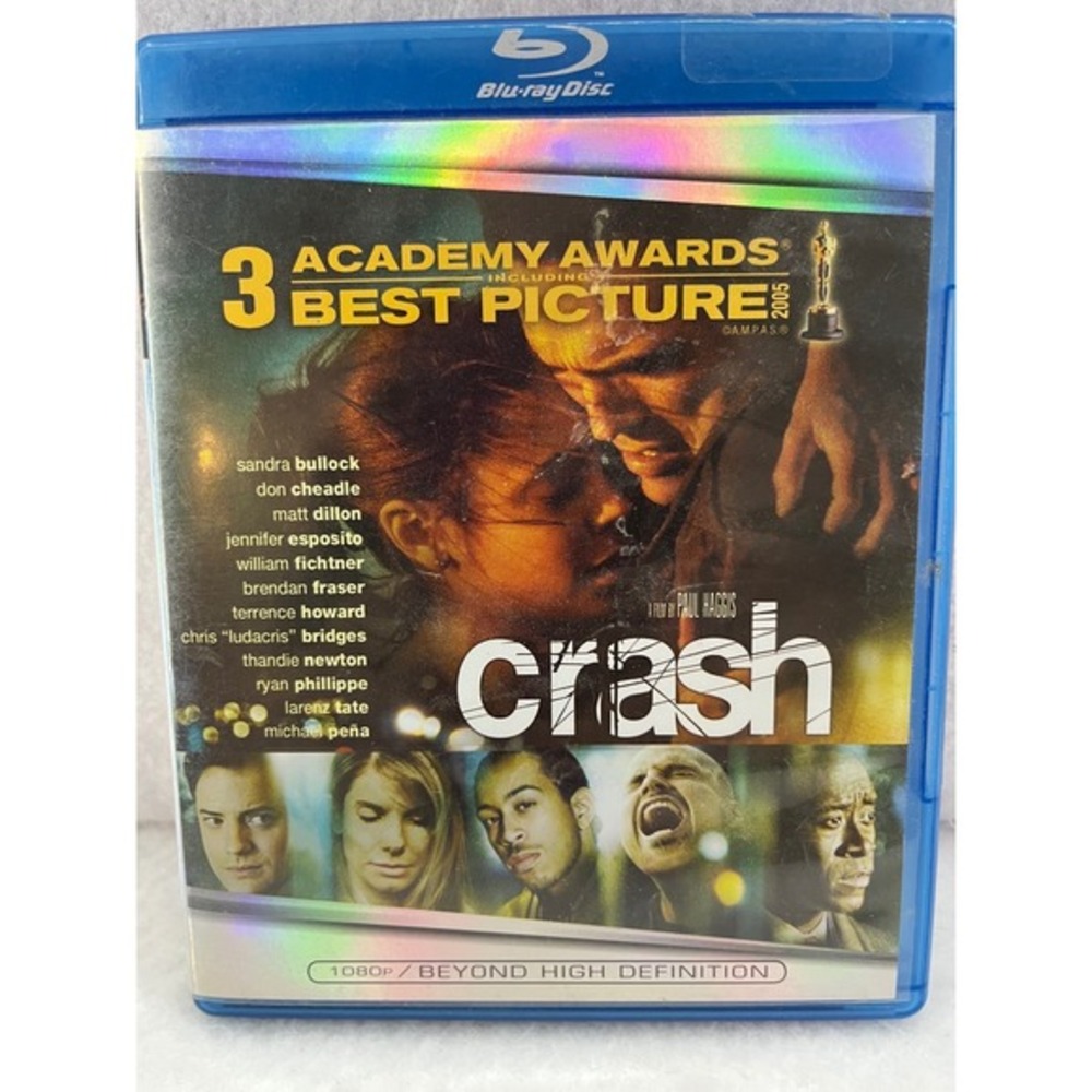 Lionsgate Crash Blu-ray Movie Unisex One‎ Sz Blue Excellent Academy Award Winner